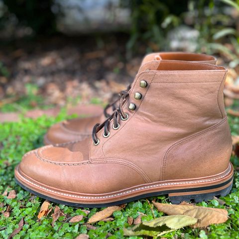 Grant Stone Ottawa Boot in Incas Natural Kangaroo