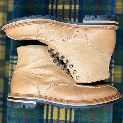 Grant Stone Ottawa Boot in Incas Natural Kangaroo