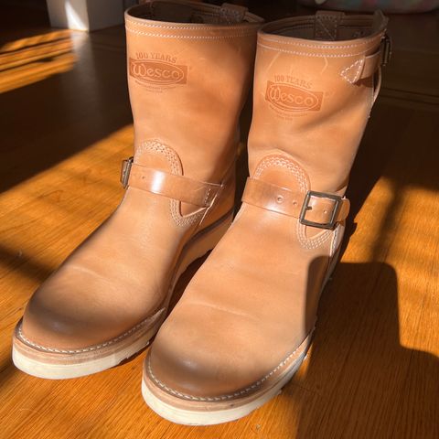 Wesco Boss Engineer Boot in Unknown Natural Veg Tan