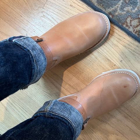 Wesco Boss Engineer Boot in Unknown Natural Veg Tan