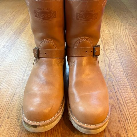 Wesco Boss Engineer Boot in Unknown Natural Veg Tan
