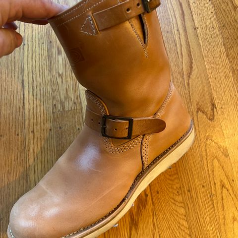 Wesco Boss Engineer Boot in Unknown Natural Veg Tan
