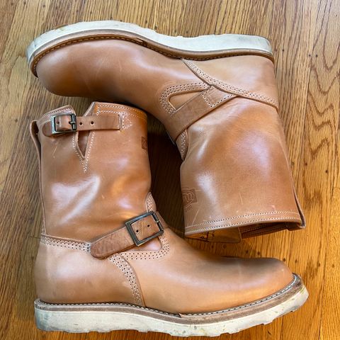Wesco Boss Engineer Boot in Unknown Natural Veg Tan