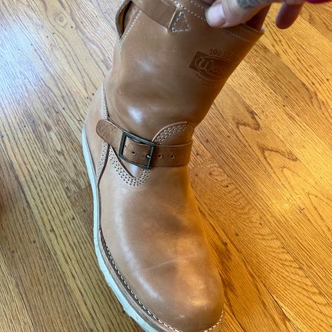 Wesco Boss Engineer Boot in Unknown Natural Veg Tan