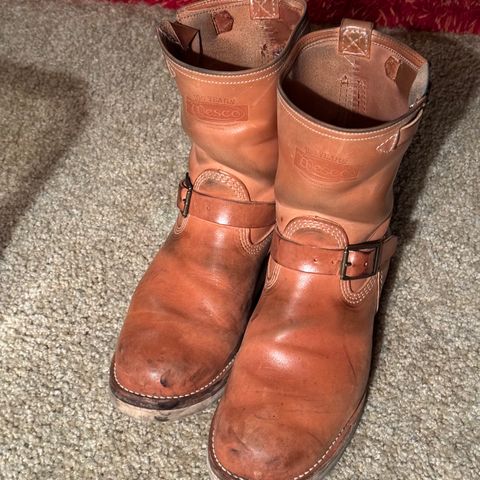 Wesco Boss Engineer Boot in Unknown Natural Veg Tan
