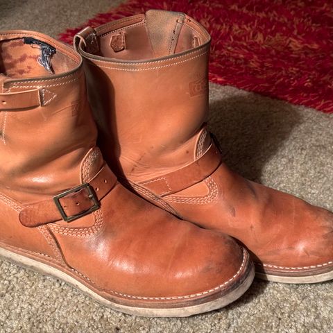 Wesco Boss Engineer Boot in Unknown Natural Veg Tan