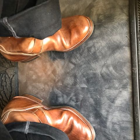 Clinch Engineer Boots 11-Inch Height in Natural Horsebutt
