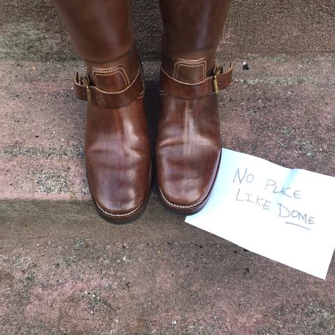 Clinch Engineer Boots 11-Inch Height in Natural Horsebutt
