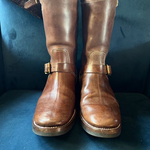 Clinch Engineer Boots 11-Inch Height in Natural Horsebutt