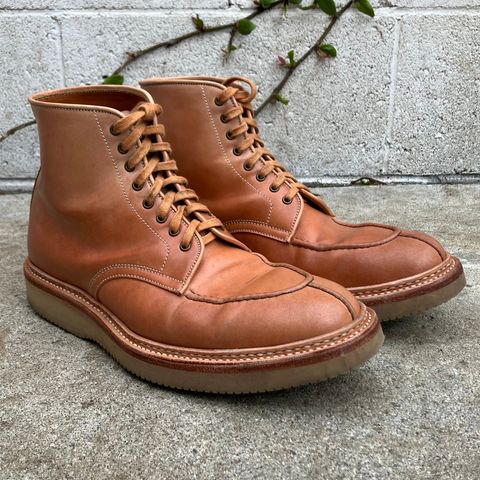 Midas Unlisted Model in Shinki Natural Shell Cordovan