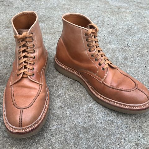 Midas Unlisted Model in Shinki Natural Shell Cordovan