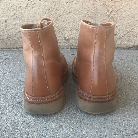 Midas Unlisted Model in Shinki Natural Shell Cordovan