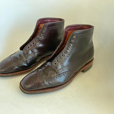 Alden Wingtip Boot in Horween Color 8 Shell Cordovan