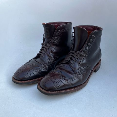 Alden Wingtip Boot in Horween Color 8 Shell Cordovan