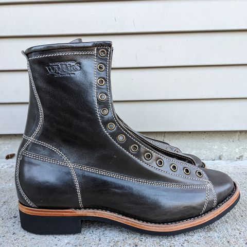 Willie's Handmade Boots Monkey Boot in Maryam Graphite TPR Horsebutt