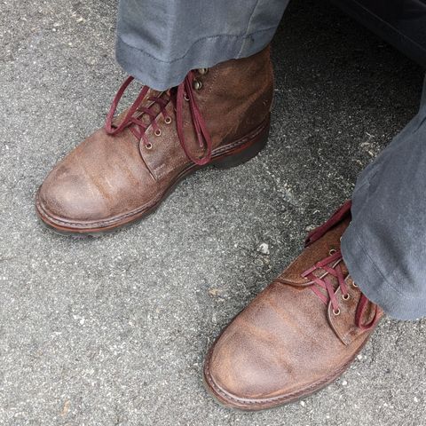 Allen Edmonds Higgins Mill in Snuff Brown Suede