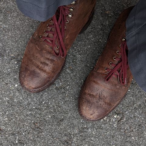 Allen Edmonds Higgins Mill in Snuff Brown Suede