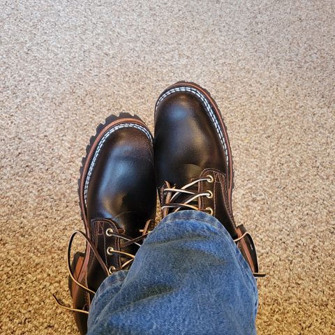 Nicks Urban Logger in Horween Brown Waxed Flesh