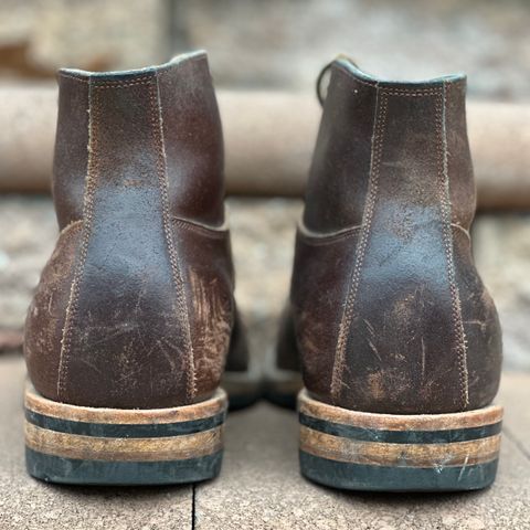 View photo of Østmo Type I in Horween Cinnamon Waxed Flesh