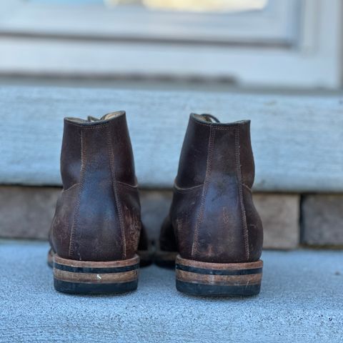 View photo of Østmo Type I in Horween Cinnamon Waxed Flesh