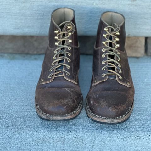 View photo of Østmo Type I in Horween Cinnamon Waxed Flesh