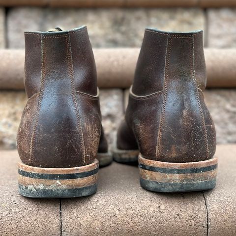 View photo of Østmo Type I in Horween Cinnamon Waxed Flesh