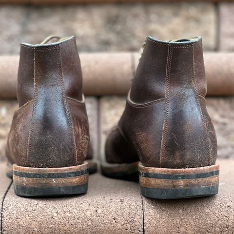 View photo of Østmo Type I in Horween Cinnamon Waxed Flesh