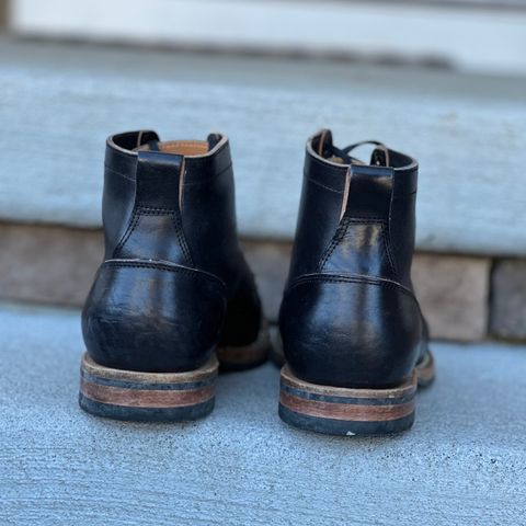 View photo of Viberg Service Boot BCT in Maryam Black Horsebutt