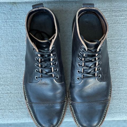 View photo of Viberg Service Boot BCT in Maryam Black Horsebutt