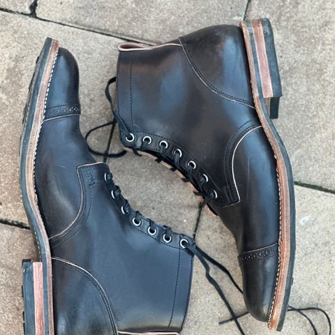 View photo of Viberg Service Boot BCT in Maryam Black Horsebutt