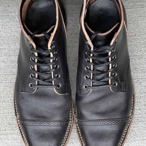 View photo of Viberg Service Boot BCT in Maryam Black Horsebutt