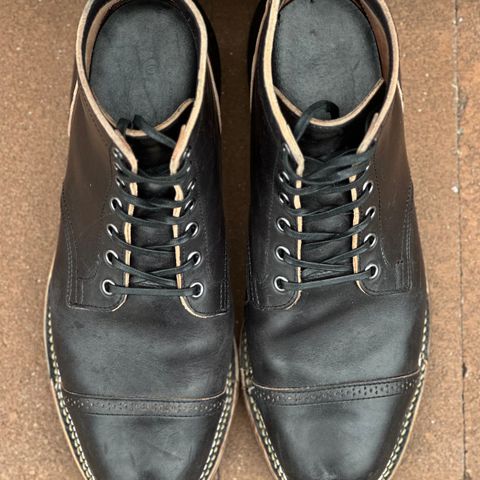 View photo of Viberg Service Boot BCT in Maryam Black Horsebutt