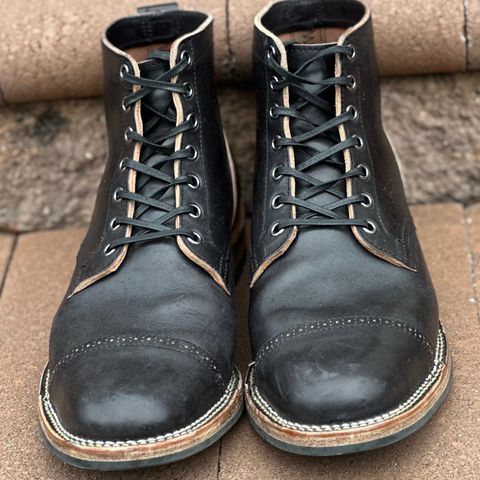 View photo of Viberg Service Boot BCT in Maryam Black Horsebutt