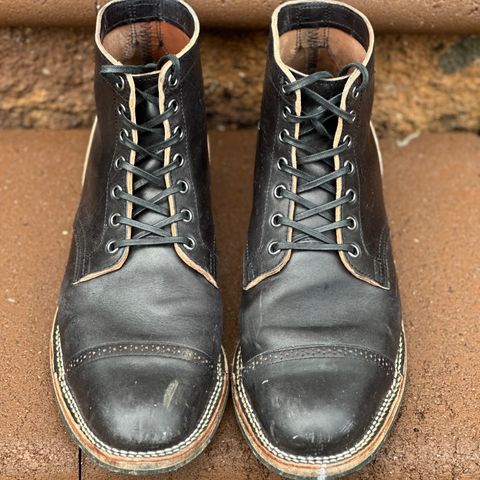 View photo of Viberg Service Boot BCT in Maryam Black Horsebutt