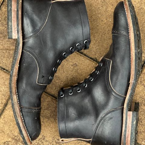 View photo of Viberg Service Boot BCT in Maryam Black Horsebutt