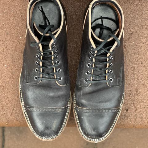 View photo of Viberg Service Boot BCT in Maryam Black Horsebutt