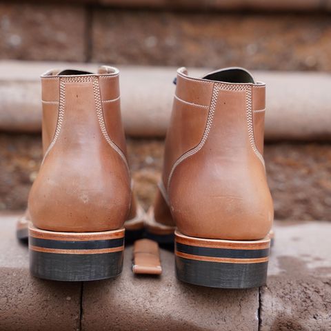 Onderhoud SVC01 Boondocker in Horween Unglazed Natural Shell Cordovan