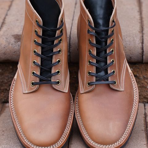 Onderhoud SVC01 Boondocker in Horween Unglazed Natural Shell Cordovan
