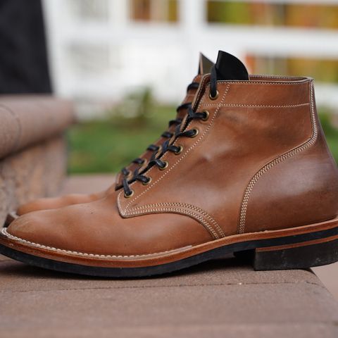 Onderhoud SVC01 Boondocker in Horween Unglazed Natural Shell Cordovan