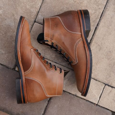Onderhoud SVC01 Boondocker in Horween Unglazed Natural Shell Cordovan