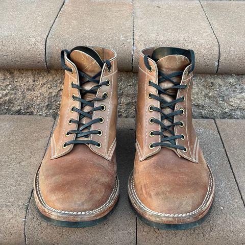 Onderhoud SVC01 Boondocker in Horween Unglazed Natural Shell Cordovan