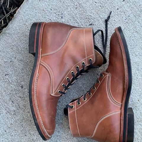 Onderhoud SVC01 Boondocker in Horween Unglazed Natural Shell Cordovan