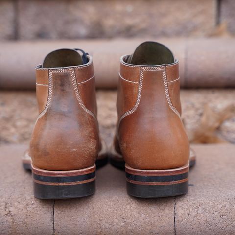 View photo of Onderhoud SVC01 Boondocker in Horween Unglazed Natural Shell Cordovan