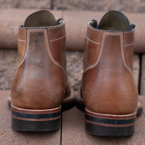 View photo of Onderhoud SVC01 Boondocker in Horween Unglazed Natural Shell Cordovan