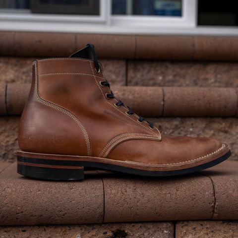 View photo of Onderhoud SVC01 Boondocker in Horween Unglazed Natural Shell Cordovan