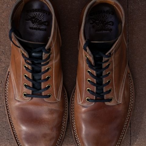 View photo of Onderhoud SVC01 Boondocker in Horween Unglazed Natural Shell Cordovan