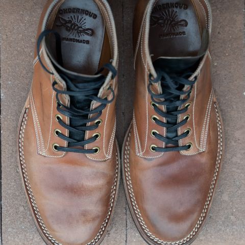 View photo of Onderhoud SVC01 Boondocker in Horween Unglazed Natural Shell Cordovan