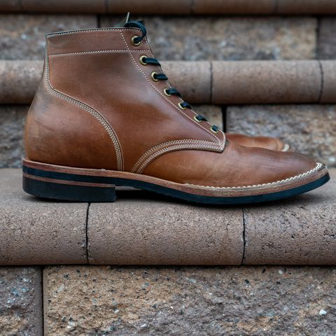 View photo of Onderhoud SVC01 Boondocker in Horween Unglazed Natural Shell Cordovan