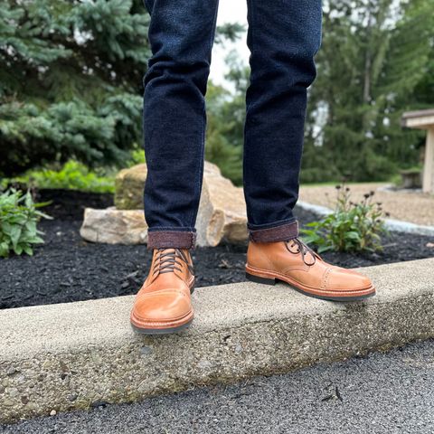 Oak Street Bootmakers Field Boot in Maryam Natural Horsebutt