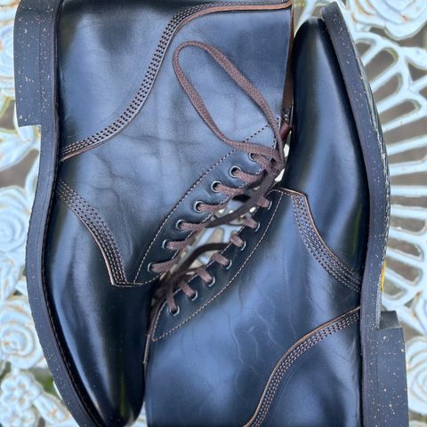 SKOOB M-43 Service Shoes in Black Italian Horsebutt